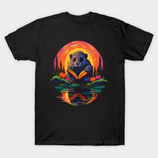 Nutria Reads Book T-Shirt